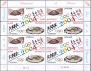 Monaco 2004 Olympics/ Olympic Games/ Sports/ Stadium/ Buildings 8v sht (n38403a)