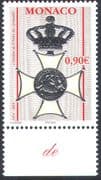 Monaco 2004 Order of Grimaldi/ Medals/ Awards/ Honours/ Decorations/ Cross 1v (n38645)