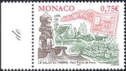Monaco 2004 StampEx/ Stamp-on-Stamp/ Philately/ Buildings/ Gardens 1v (n43864)