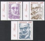 Monaco 2005 Astronomy / Comet / Planets / Astronomers / People / Halley 3v set (n36415)