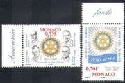 Monaco 2005 Rotary International / People / Welfare / Charity / Education 2v set n36421