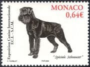 Monaco 2006 Schnauzer/ Dogs/ Dog Show/ Pets/ Nature/ Animals 1v (n38291)