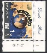 Monaco 2007 Tourism / Holiday / Poster / Art / Monte Carlo 1v (n35700)