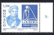 Monaco 2008 Lourdes / Saints / Religion / Health / Welfare / People 1v (n38859)