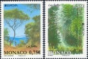 Monaco 2011 Europa/ Forests/ Trees/ Nature/ Environment/ Plants 2v set (mc1087)