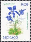 Monaco 2011 Mercantour National Park/ Columbine/ Flowers/Plants/Nature/Conservation 1v mc1056