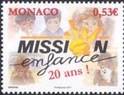 Monaco 2011 "Mission Enfance Association"/ Charity/ Children's Society/ Welfare/ Health 1v (mc1109)