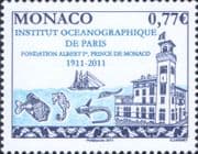 Monaco 2011 Oceanographic Institute 100th/ Fish/ Sailing Ship/ Architecture 1v (mc1392)