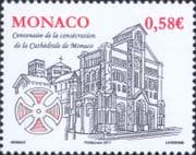 Monaco 2011 St Nicholas Cathedral/ Facade/ Tower/ Buildings/ Religion 1v (mc1394)