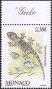Monaco 2011 Wall Gecko/ Lizard/ Animals/ Nature/ Wildlife/ Reptiles/ Conservation 1v (mc1089)