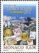 Monaco 2013 Coins/ Stamps/ Postcards/ Exhibition/ Buildings/ Boats/ Money 1v (mc1287)