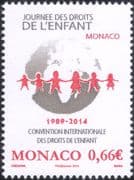 Monaco 2014 Children's Day/ Rights of the Child/UN/ Welfare/ Education/ Globe/ Animation 1v (mc1062)