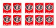 Monaco 2014 Coat-of-Arms/ Art/ Design/ Heraldry/ Royalty 10 x 1v s/a bklt (mc1234)