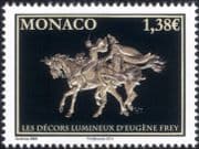 Monaco 2014 Eugene Frey/ Art/ Artists/ Painters/ Paintings/ Opera/ Horses 1v (mc1059)