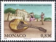 Monaco 2014 Europa/ Musical Instruments/ Mandolin/ Musician/ Dancer/ Dancing 1v (mc1039)