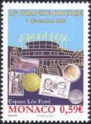 Monaco 2014 "Grande Bourse"/ Coins/ Stamps/ Postcards/ Exhibition/ Buildings/ Stamp-on-Stamp/ S-on-S 1v (mc1061)