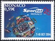 Monaco 2014 Television Sports/ Football/ Motor Racing/ Golf/ Judo/ Cycling 1v (mc1010)