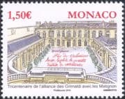 Monaco 2015 Grimaldi/ Matignon/ Palace/ Buildings/ Royalty/ Heritage 1v (mc1083)