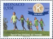Monaco 2015 Kiwanis Charity 100th/ Children/ Education/ Welfare 1v (mc1399)