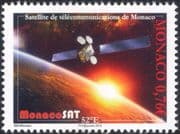 Monaco 2015 "Monacosat"/ Space/ Satellite/ Telecomms/ Telecommunications/ Sun 1v (mc1025)