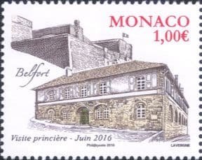 Monaco 2016 Belfort/ Grimaldi Fiefdoms/ Castle/ Buildings/ Architecture/ Heritage  1v  (mc1316)