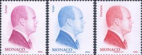 Monaco 2016  Prince Albert II/ Royalty/ Royal/ People/ Portrait/ Reprint  3v set  (mc1317)