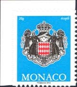 Monaco 2017 Coat-of-Arms/ Art/ Design/ Heraldry/ Royalty 1v s/a (ex bklt) (mc1405)