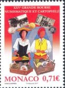 Monaco 2017 Coins/ Stamps/ Postcards/ Exhibition 1v (mc1403)
