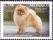 Monaco 2018 German Spitz/ Dogs/ Dog Show/ Nature/ Animals/ Pets 1v (mc1172)
