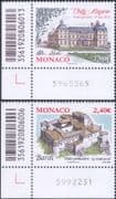 Monaco 2018 Grimaldi Fiefdoms/ Chateau/ Castle/ Buildings/ Architecture 2v set (mc1316)