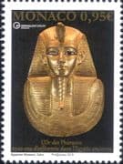 Monaco 2018 Pharaoh/ Gold/ Tutankhamen Mask/ Egyptology/ History/ Heritage 1v (mc1212)