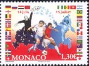 Monaco 2018 World Cup Football Championships/ WC/ Sports/ Games/ Soccer / Flags/ Flag 1v (mc1173)