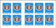 Monaco 2019 Coat-of-Arms/ Art/ Design/ Heraldry/ Royalty 10 x 1v s/a bklt (mc1235)
