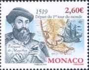 Monaco 2019 Magellan/ Transport/ Boats/ Explorers/ Ships/ Sailing/ Sail/ People 1v (mc1227)