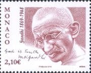 Monaco 2019 Mahatma Gandhi/ People/ Politics/ Politicians/ Government 1v (mc1237)