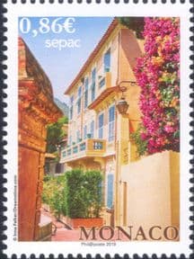 Monaco 2019  SEPAC/ Postal Services/ House/ Buildings/ Architecture  1v  (mc1208)