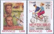 Monaco 2020 "Films Made In Monaco"/ Cinema/ Movies/ Cards/ Bicycles 2v set (mc1383)