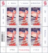 Monaco 2020 "Films Made In Monaco"/ Cinema/ Movies/ Posters/ Art/ Casino 6 x 1v sht (mc1257)
