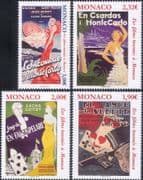 Monaco 2020 "Films Made In Monaco"/ Cinema/ Movies/ Posters/ Art/ Playing Cards 4v set (mc1252)