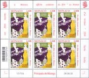 Monaco 2020 "Films Made In Monaco"/ Cinema/ Movies/ Posters/ Art/ Playing Cards 6 x 1v sht (mc1259)