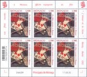Monaco 2020 "Films Made In Monaco"/ Cinema/ Movies/ Posters/ Art/ Playing Cards 6 x 1v sht (mc1260)