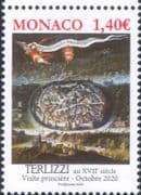 Monaco 2020 Grimaldi Fiefdoms/ Buildings/ Architecture/ Heritage/ Maps 1v (mc1290)