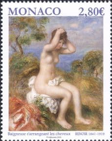 Monaco 2020  Renoir/ Art/ Painting/ Artists/ People/ Painters/ Nude/ Naked/ Nudes 1v (mc1205)