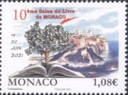 Monaco 2021 10th Literary Salon/ Festival/ Books/ Literature/ Castle/ Tree/ Building 1v (mc1261)