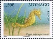 Monaco 2021 Europa/ Seahorse/ Endangered Animals/ Marine/ Wildlife/ Conservation 1v (mc1225)