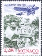 Monaco 2022 Louis Bleriot/ People/ Aircraft/ Aviator/ Aviation/ Planes 1v (mc1324)