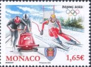 Monaco 2022 Olympic Games/ Winter Olympics/ Sports/ Skiing/ Bobsleigh/ Ski 1v (mc1333)