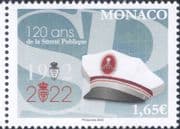Monaco 2022 Police Force 120th/ Policemen/ Law/ Order /Badge/ Cap/ Uniform 1v (mc1339)