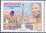 Monaco 2022 Prince Albert I/ Monument/ Buildings/ Royalty/ People 1v (mc1346)