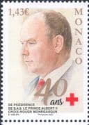 Monaco 2022 Red Cross/ Health/ Welfare/ Medical/ People/ Royalty 1v (mc1342)